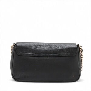 Gucci Shoulder Black Chain Leather Bag Soho